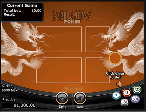 pai gow poker 101.